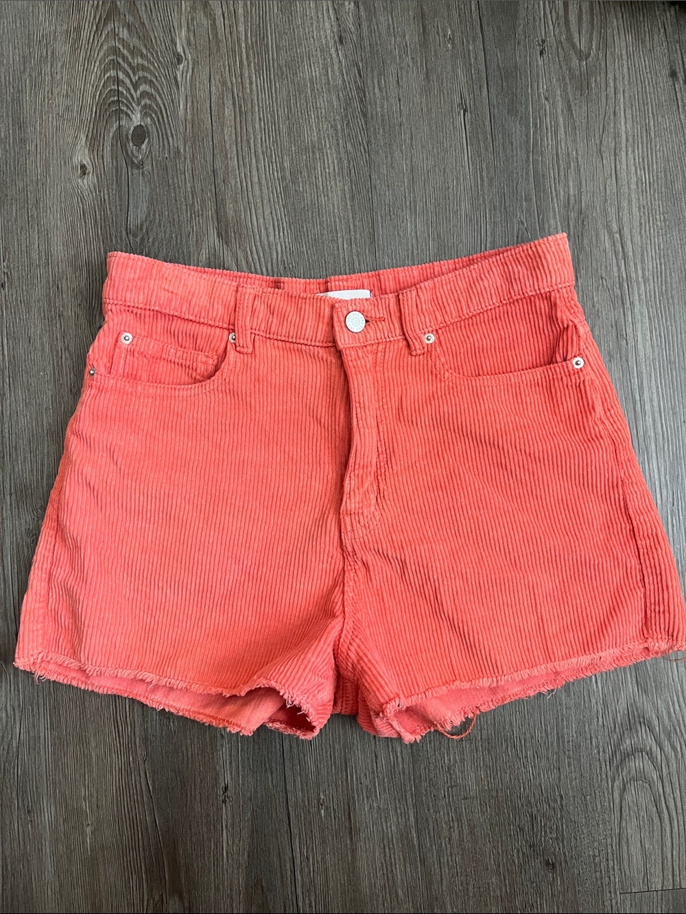 BDG Corduroy Coral Shorts